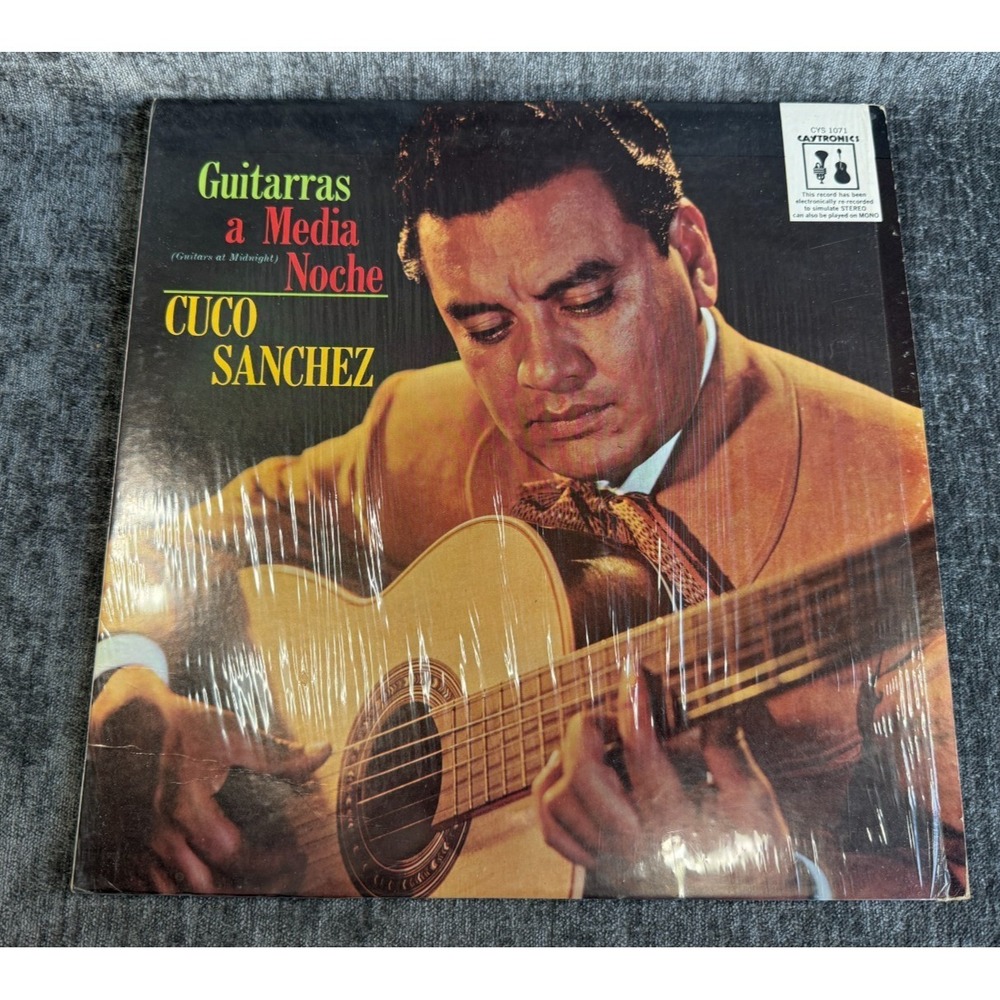 Cuco Sanchez – Guitarras a Media Noche Vinyl LP Columbia